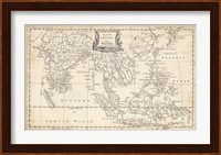 Map of East Indies Fine Art Print