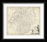 Map of Russia Fine Art Print