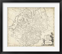 Map of Russia Fine Art Print