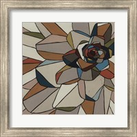 Stained Glass Floral I Fine Art Print