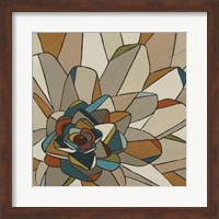Stained Glass Floral II Fine Art Print