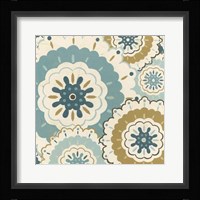 Blue Lace I Framed Print