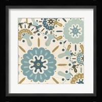 Blue Lace III Framed Print