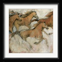 Horse Fresco I Framed Print