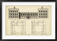 Elevation & Plan for Castle Abby Fine Art Print