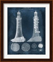Lighthouse Blueprint Fine Art Print