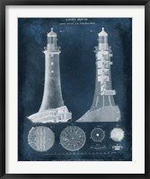 Lighthouse Blueprint Fine Art Print