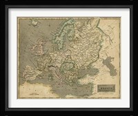 Thomson's Map of Europe Fine Art Print