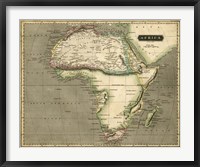 Thomson's Map of Africa Fine Art Print