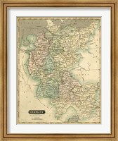 Thomson's Map of Germany Fine Art Print