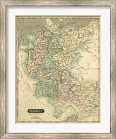 Thomson's Map of Germany Fine Art Print