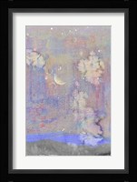 Silvery Moon I Framed Print