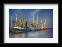 Shrimp Boats III Framed Print