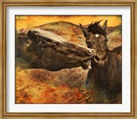 Kissing Horses I Fine Art Print