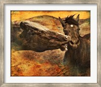 Kissing Horses I Fine Art Print