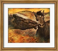 Kissing Horses I Fine Art Print