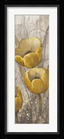 Ochre Tulips I Framed Print