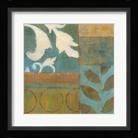 Bronze Leaf Quadrant I Framed Print