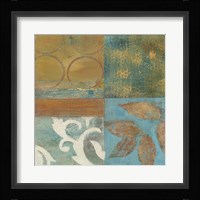 Bronze Leaf Quadrant II Framed Print