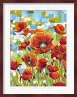 Vivid Poppies I Fine Art Print