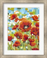 Vivid Poppies I Fine Art Print