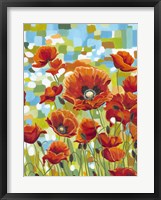Vivid Poppies I Framed Print