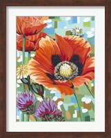 Vivid Poppies II Fine Art Print