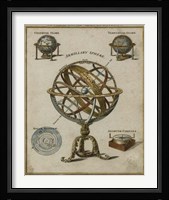 Geographical Illustrations Fine Art Print