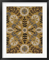 Golden Suzani II Framed Print