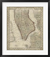 Plan of New York Fine Art Print