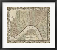 Plan of New Orleans Fine Art Print