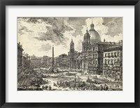 Veduta di Piazza Navona Fine Art Print