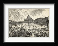 Veduta della Basilica di S.Pietro Framed Print