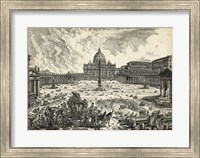 Veduta della Basilica di S.Pietro Fine Art Print