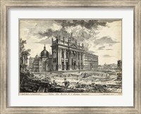 Veduta della Basilica di S. Giovanni Laterano Fine Art Print