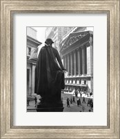 George Washington Statue, New York Stock Exchange, Wall Street, Manhattan, New York City, USA Fine Art Print