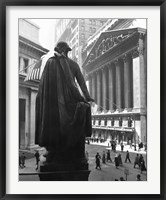 George Washington Statue, New York Stock Exchange, Wall Street, Manhattan, New York City, USA Fine Art Print