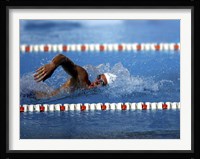 US Navy Swimmer Fine Art Print