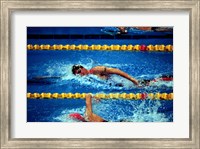 Chad Senior - Modern Pentathlon - swim Fine Art Print
