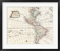 1747 Bowen Map of North America and South America Fine Art Print