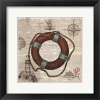 Nautical Collection IV Framed Print