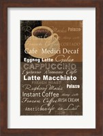 Cafe Collection Fine Art Print