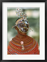Portrait of a teenage girl smiling, Kenya Fine Art Print