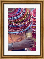Samburu tribal beadwork Fine Art Print