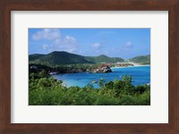 Resort setting, Saint Barth, West Indies. Fine Art Print