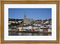 Immigrant Embarkation Harbour, Terraced Houses and St Colman's Cathedral, Cobh, County Cork, Ireland (horizontal) Fine Art Print