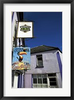 Pub Signs, Eyeries Village, Beara Peninsula, County Cork, Ireland Fine Art Print