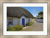 Traditional Thatched Cottage, Kilmore Quay, County Wexford, Ireland Fine Art Print
