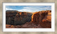 River passing through mountains, Toroweap Point, Grand Canyon, Grand Canyon National Park, Arizona, USA Fine Art Print