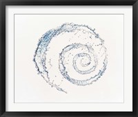 Spiral of water drops with white background Fine Art Print
